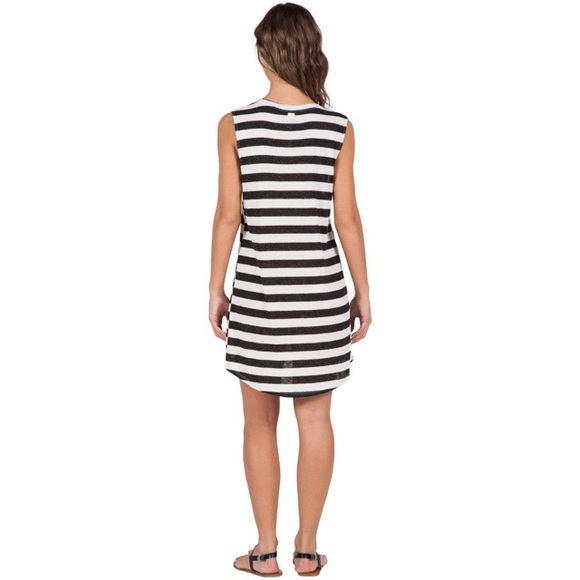 VOLCOM STRIPED TANK DRESS SIZE MEDIUM - Picture 2 of 7